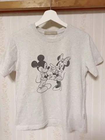 ALEXIA STAM 미키 미니 티셔츠 그레이