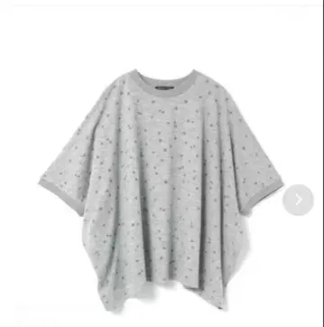 미즈이로 인드 도트 프린트 와이드 풀오버