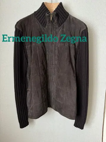 Ermenegildo Zegna 니트&스웨이드 블루종