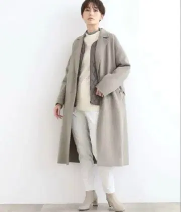 [새상품] 택 포함*INDIVI 체스터 코트 40(L)