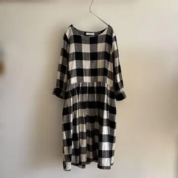 SUN VALLEY 원피스 코튼 린넨 기모