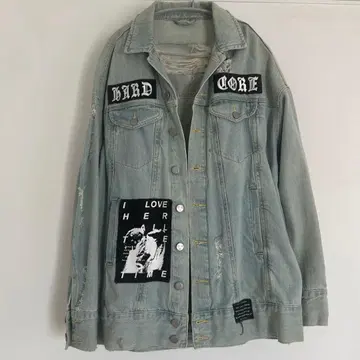 MISBHV 데미지 가공 데님 자켓