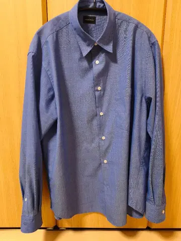 GLR 워셔블 비에라 저스트 루즈 레귤러 카라 셔츠 M 사이즈
