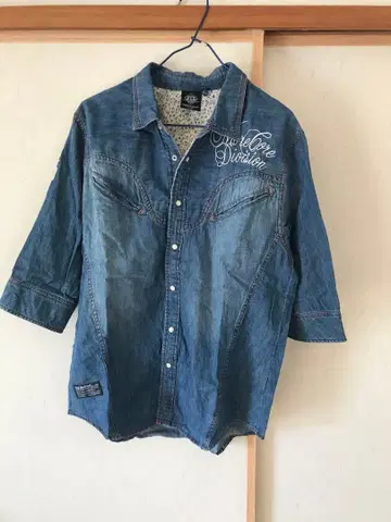 MCD 데님 셔츠 7부 소매