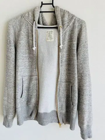 MACPHEE 코튼 100% 그레이 후드티