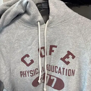 DUBBLEWORKS 그레이 후드 부착 후드티 M