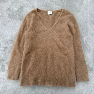 어반 리서치 도어스 울 샤기 니트 포근한 니트 V넥