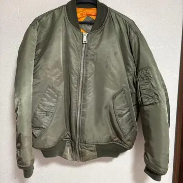 80s PALMUS LIFE MA-1 플라이트 자켓 IDEAL 지퍼