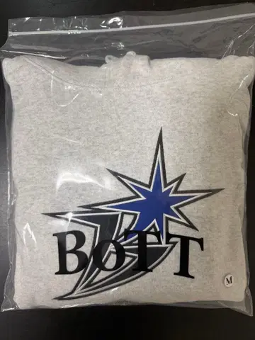 B 로고 후디 아쉬 M 사이즈