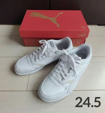 푸마 스니커즈 여성용 베라돈나 L 화이트 실버 24.5