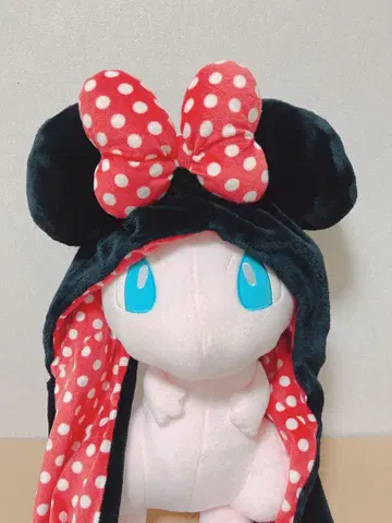 미니 마우스 팬캡 머플러 장갑