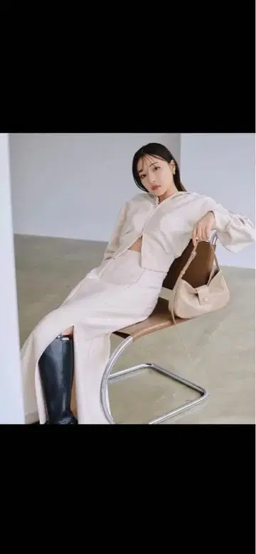 SNIDEL 스커트 셋업