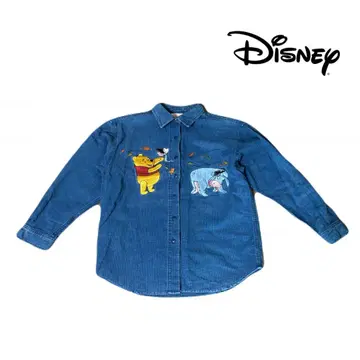 90s Disney Store 코듀로이 셔츠 S 사이즈