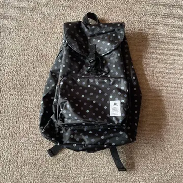 르꼬끄 도트 무늬 백팩 블랙 백팩