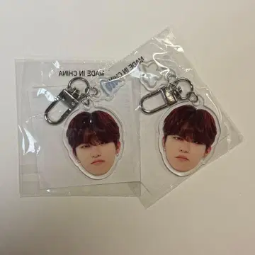 TREASURE 정우 얼굴 아크릴 키링 화남 슬픔