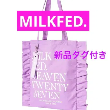 MILKFED. 로고 프릴 토트백