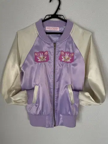 NADIA 하라주쿠 고양이 자수 스카잔