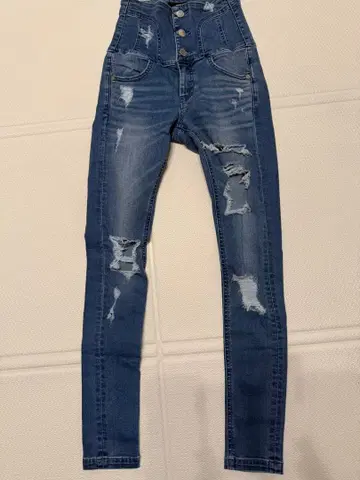 EMODA (에모다) / 데미지 하이웨스트 스키니