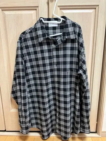 remer loose check over shirt