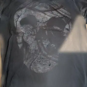 HYSTERICGlamour 스컬 프린트 블랙 긴팔 T셔츠