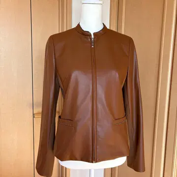 PINORE 브라운 노카라 자켓