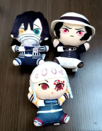 귀멸의 칼날  인형 배지