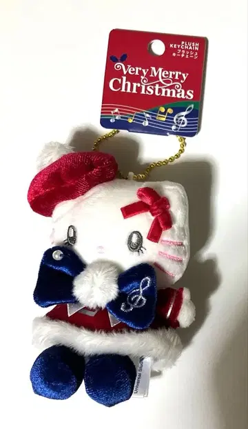 2025 USJ 크리스마스 한정판 헬로키티 마스코트 키체인