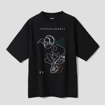 철콘 근크리트 마츠모토 타이요 96 블랙 빅 실루엣 T셔츠