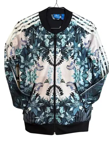 adidas 플라워 패턴 트랙 자켓