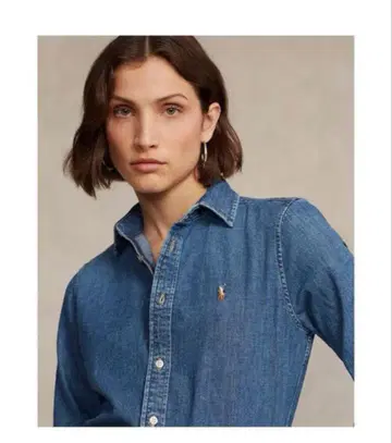 랄프 로렌 데님 셔츠 XS 165