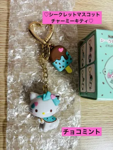 미사용 새상품 시크릿 마스코트 참 산리오 초코 민트