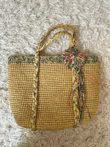 Bonpoint 봉포원 바스켓백 뜨개질 카고백