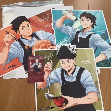 하이큐!! 오오토야 사와무라 오이카와 보쿠토 다이컷 비주얼 보드