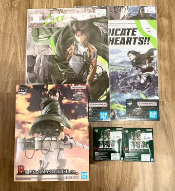 제일복권 진격의 거인 B상 리바이 피규어 덤 포함