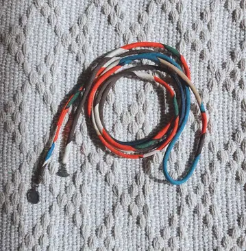 새상품급 45R 실크 트윌 리본 목걸이