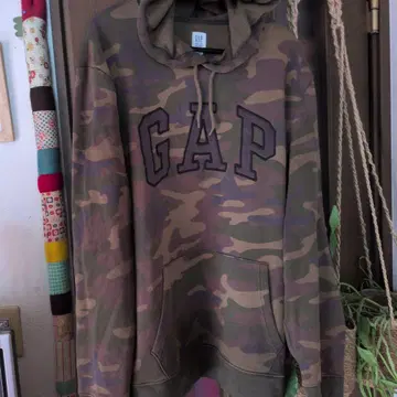 [ GAP ] 남성용 카모플라쥬 후드티 XL