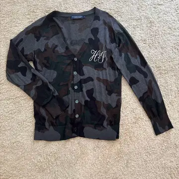 HYDROGEN 카모플라쥬 가디건 M