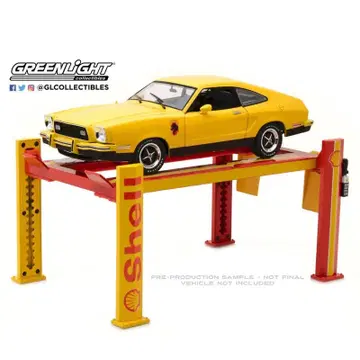 그린라이트 1/18 포스트 리프트 - 쉘 오일