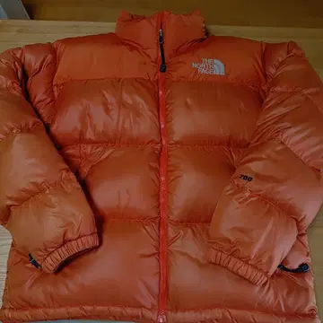 90년대 THE NORTH FACE 센터 로고 레어 오렌지 컬러