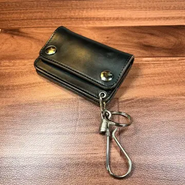 [ 트래커 지갑 미니 ] 크롬 엑셀 블랙 차심 실버