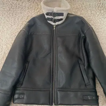 블루종 아우터 보아 무스탕 B-3