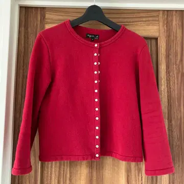 에네스베 가디건 빨간색 L 사이즈 3