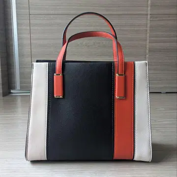 2way 스트라이프 디자인 숄더백 핸드백