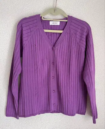 Mila Owen 퍼플 가디건 사이즈 0