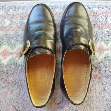BELLINI 블랙 가죽 신발 23cm