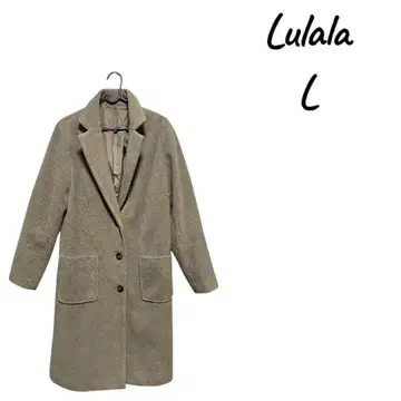 Lulala 카키 롱 코트 넉넉한 L 사이즈, 가을/겨울 제품