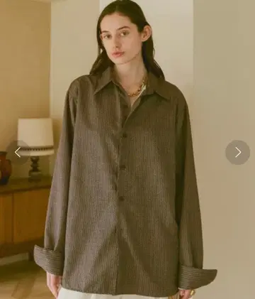 soerte 오버 사이즈 모듬 패턴 루즈 셔츠