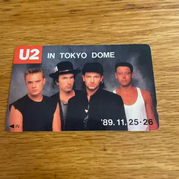 [ 미사용 ] U2 IN TOKYO DOME 50도수 카드