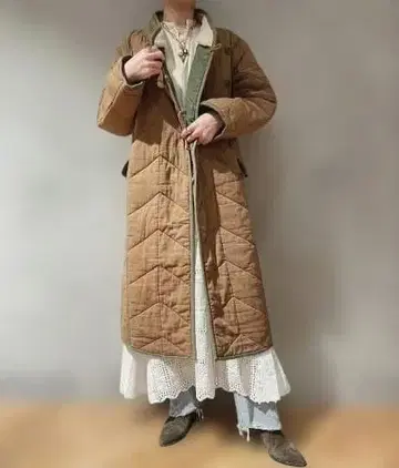 sea new york 23AW 퀼팅 롱 코트