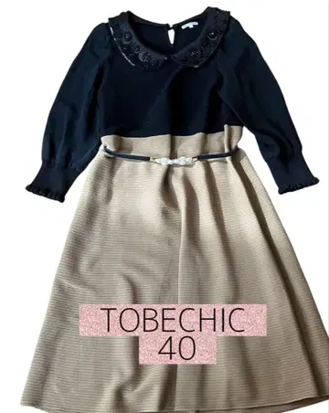 TOBECHIC 무릎 기장 원피스 40
